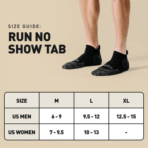 Run No-Show Tab Socks
